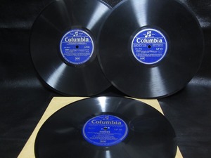 ★☆SP盤レコード 3枚組 AUBADE : M.FRANCIS POULENC 蓄音機用 中古品☆★[5982] 