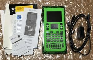 ★Texas Instruments TI-nspire CX CAS★カラーグラフ電卓★シリコンカバー付★日本語説明書付★ほぼ未使用