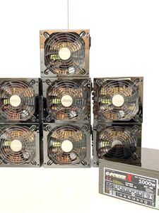 ⑦8点まとめ G-POWER Ⅹ AP-1000GLX80+BL 1000W 電源BOX 電源ユニット 動作品 YO-2