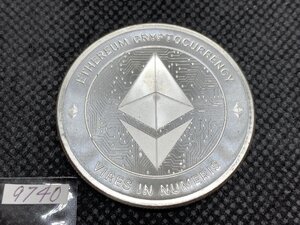 31.1グラム (新品) アメリカ「イーサリアム・ETH」純銀 1オンス メダル