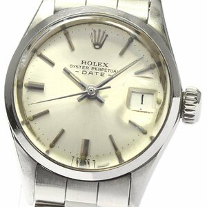 ☆訳あり ★保証書付き【ROLEX】ロレックス オイスター パーペチュアル デイト cal.1161 Ref.6516 自動巻き レディース_702138