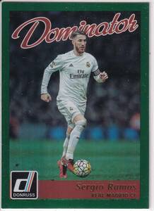 2016-17PANINI DONRUSS　NO.11　SERGIO RAMOS　パラレルカード　セルヒオ・ラモス　レアル・マドリード