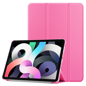 iPad ケース　iPadPro(11インチ)2/3/4世代・ iPadAir4/5世代（10.9インチ) 兼用　スマートカバー PUレザー アイパッド ケース ピンク
