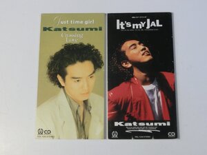 Kml_ZCs030／KATSUMI シングルCD２枚「Just time girl」「It