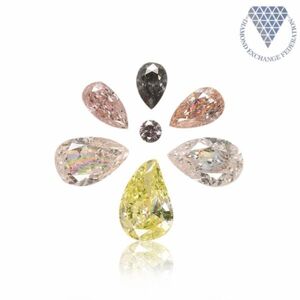 合計 0.97 ct 天然 カラー ダイヤモンド 1 ピース GIA 1 点 付 マルチスタイル / カラー FANCY DIAMOND 【DEF GIA MULTI】