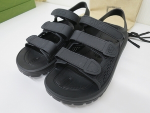 ◆未使用 GUCCI グッチ◆ スポーツサンダル ブラック 7(箱袋有) ◆Gucci Velcro Sandal Black Honeycomb