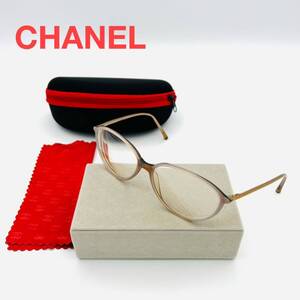 CHANEL シャネル メガネ 眼鏡 サングラス ケース メガネ拭き付き 度入り