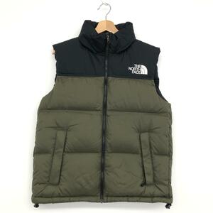 良好◆THE NORTH FACE ザノースフェイス ヌプシ ダウンジャケット L◆ND91843 カーキ メンズ アウター