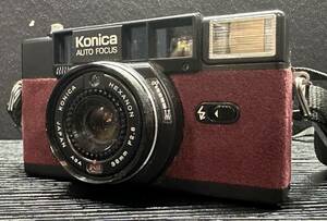 Konica C35 AF2 レッド / KONICA HEXANON 1:2.8 38mm コニカ コンパクト フィルムカメラ #2345