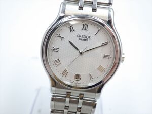 358391/①【1円スタート】SEIKO セイコー 稼動品 8J86-6400 CREDOR クレドール メンズ 時計 クオーツ ケース33ｍｍ