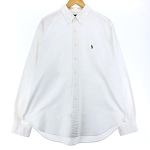 古着 ラルフローレン Ralph Lauren CLASSIC FIT 長袖 ボタンダウンシャツ メンズXL相当 /eaa470528