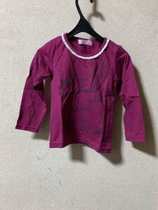 オリーブデオリーブ　長袖Tシャツ 新品タグ付き　90cm 紅色