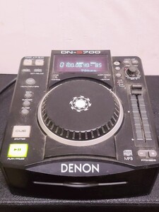 通電確認済み！DENON CDプレーヤーブラック『DN-S700』ターンテーブル付き 2009年製 ※購入から12年経ちます。音楽聴けますが不具合あり。