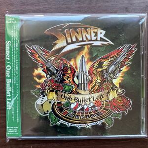 SINNER シナー/One Bullet Left 帯付国内盤/Primal Fear,Voodoo Circle 