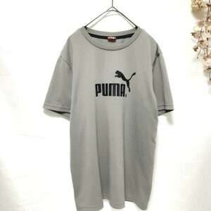 ■PUMA/プーマ　半袖Tシャツ　グレー　スポーツTシャツ　M相当　