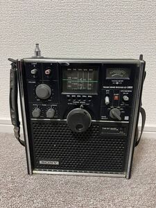 SONY 昭和レトロソニー スカイセンサーラジオ受信機1973年製　ICF-5800　FM/AM/SW/MW 5 BAND RECEIVER 本体のみ　動作未確認　現状