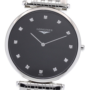 ロンジン LONGINES L4.709.4 グランドクラシック 12Pダイヤ クォーツ メンズ 良品 保証書付き_841500