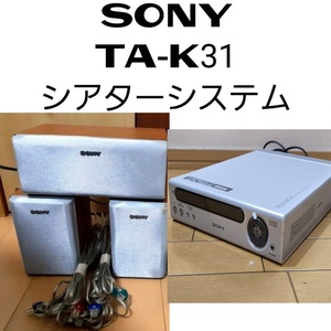 【１円スタート】　SONY AVアンプ AVAMPLIFIER SONY TA-K31 2.1Ch