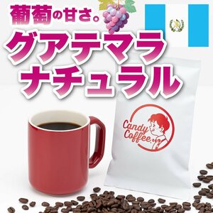 【出来立て】【 800g 】自家焙煎コーヒー豆　グアテマラ ガテマラ ナチュラル 中深煎り 葡萄 グレープ　キャンディコーヒー Candy Coffee