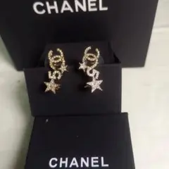 CHANEL *シャネル ピアス 星 スター ５番