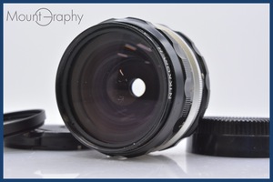 ★実用美品★ ニコン Nikon NIKKOR-H AUTO 28mm F3.5 非Ai 前後キャップ&レンズフィルターND 4x付 同梱可 #mj561