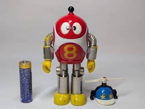 ポピー ロボットはっちゃん GB-62 超合金 1981年 当時物 ヘリチョンボ付属 3851