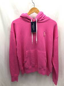 タグ付き RALPH LAUREN PINK PONY パーカー レディース M ピンク 裏起毛 裏フリース SS-246745