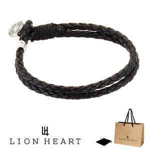 新品 正規品 ライオンハート LION HEART ブレスレット シルバー925 SV925 レザー 1BR107A0SV for Gift メンズ