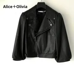 美品 Alice＋Olivia レザージャケット Ｓ