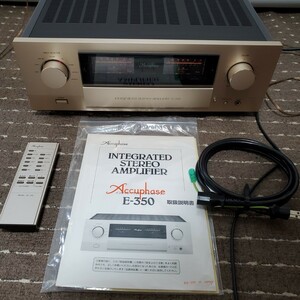 即決 まだ綺麗 accuphase E-350 プリメインアンプ　元箱あり