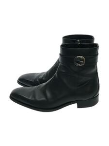 GUCCI◆ブーツ/40/BLK/レザー/114415