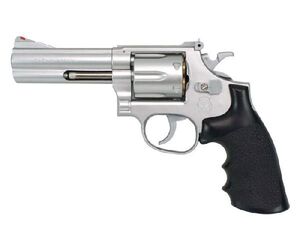 S&W　M686　4インチ　シルバー　10才以上用エアリボルバー　No.13605　クラウンモデル　送料無料