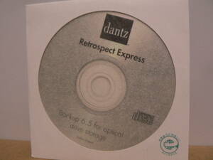 送料最安 120円 CDD06：dantz　Retrospect Express　Backup 6.ｘ for optical drive storage　2種バラ売り