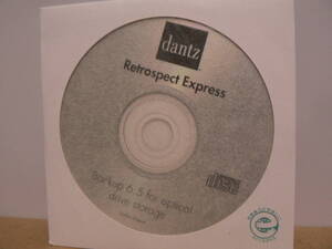 送料最安 \140　CDD06：dantz　Retrospect Express　Backup 6.ｘ for optical drive storage　2種バラ売り