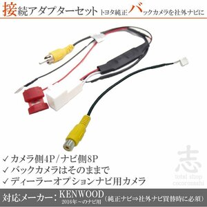 トヨタ イクリプス ダイハツ 純正バックカメラ MDV-L404 12V から 6V 接続コード RCA 社外ナビ アダプター付き