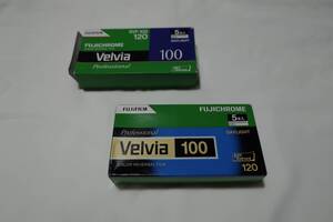 FUJIFILM フジフィルム Velvia100 120 期限切れ 8本 未使用品