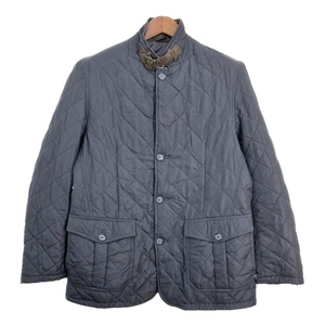 Barbour バブアー QUILTED LUTZ キルティングジャケット ネイビー (メンズ XL) 中古 古着 R9976