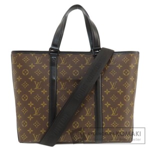 LOUIS VUITTON ルイヴィトン M45733 ウィークエンド・トート GM モノグラム トートバッグ モノグラムキャンバス メンズ 中古