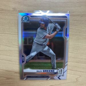 2021 Bowman Draft Riley Greene refractorカード