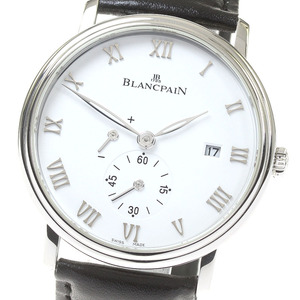 ブランパン Blancpain 6651-1127-55B ヴィルレ ウルトラスリム デイト 自動巻き メンズ 良品 保証書付き_821037