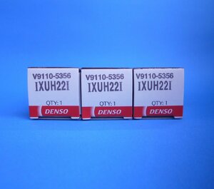 ▽イリジウムパワー　ＩＸＵＨ２２Ｉ　３本セット▽デンソー　スパークプラグ　加速力UP　DENSO　新品　タント、ムーヴ、ウェイク、コンテ