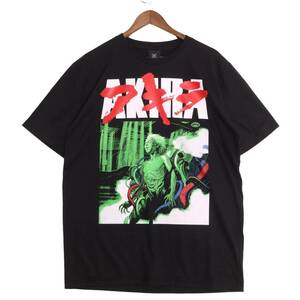 新品【Akira】 アキラ プリント 両面 プリント Tシャツ XL // 金田正太郎 SF 島鉄雄 アニメ ネオ東京