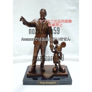 【超貴重/限定】東京ディズニーランド 15周年 パートナーズ像 ブロンズ像 ミッキー フィギュア TDL/TDS/TDR【※ブロンズ風※】