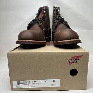 RED WING SHOES レッドウィング 8111 US8 約26cm　アイアンレンジャー ラウンドトゥ ブーツ キャップドトゥ