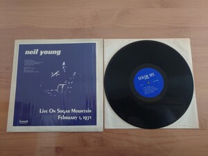 ★ニール・ヤング Neil Young★Live On Sugar Mountain February 1,1971★シュリンク残り★中古LP★ジャケット経年汚れ、傷み