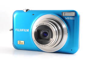 動作品 富士フィルム FUJIFILM FinePix JX280 ファインピックス 青 ブルーコンパクトデジタルカメラ 管MM1511