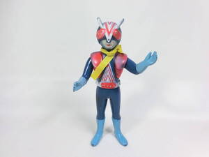 当時物 希少 ポピー 仮面ライダーV3 ライダーマン ソフビ マフラー付 (検) 旧バンダイ 仮面ライダー メディコム・トイ