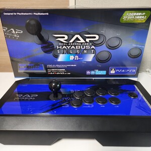 HORI RAP HAYABUSA SILENT リアルアーケードプロ V サイレント ハヤブサ アケコン 静音タイプ コントローラー PS4/PS3/PC