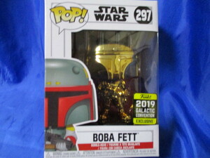 希少★入手困難/FUNKO/POP/STAR.WARS【ボバ・フェット/ゴールドクローム】*297