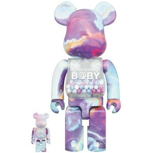 【新品未使用】MY FIRST BE@RBRICK B@BY MARBLE Ver. 100％ & 400％ BEARBRICK ベアブリック メディコムトイ 千秋 マーブル マイファースト